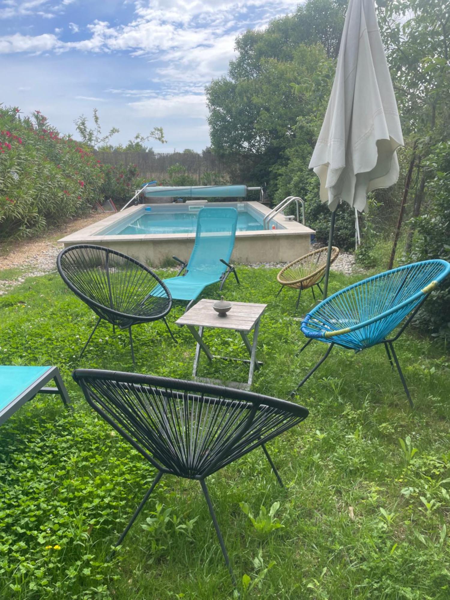 Studio Havre De Paix Au Pont Du Gard Piscine Et Jacuzzi Chez Valerie Payre Villa Vers-Pont-du-Gard Esterno foto